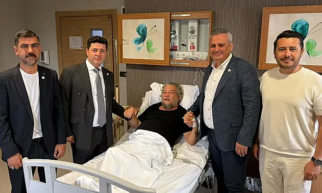 Nail Kızıl ve Mustafa Koyuncu'dan Seda Köktener'e ziyaret