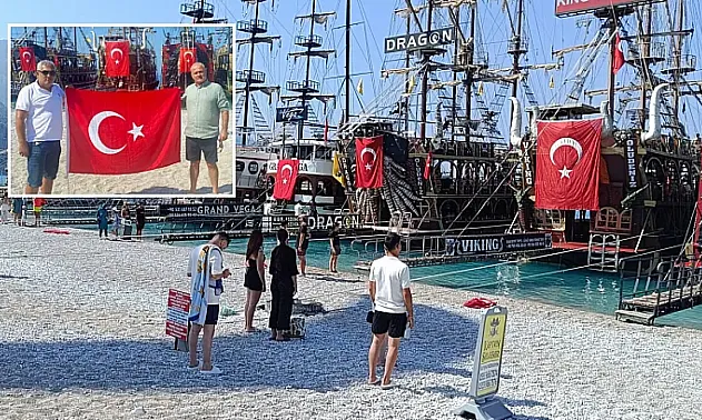 Ölüdeniz'de 1 Temmuz Denizcilik ve Kabotaj Bayramı denizde coşkuyla kutlandı