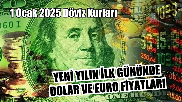 01 Ocak 2025 Döviz Kurları: Dolar ve Euro Fiyatları