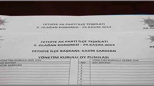 İPTAL  KARARI  YSK'DA