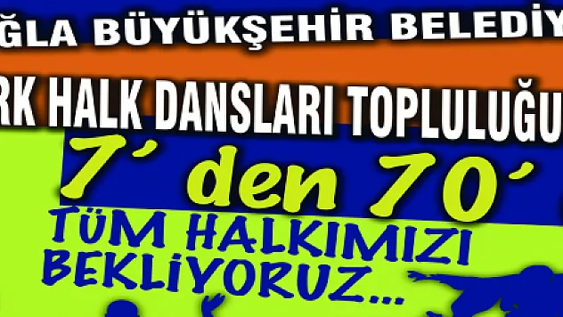 TÜRK HALK DANSLARI TOPLULUĞU ÖĞRENCİLERİ BEKLİYOR...