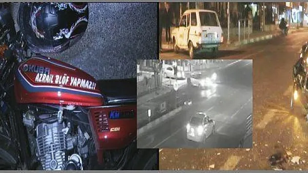 Kırmızı ışıkta geçince kaza geliyorum dedi