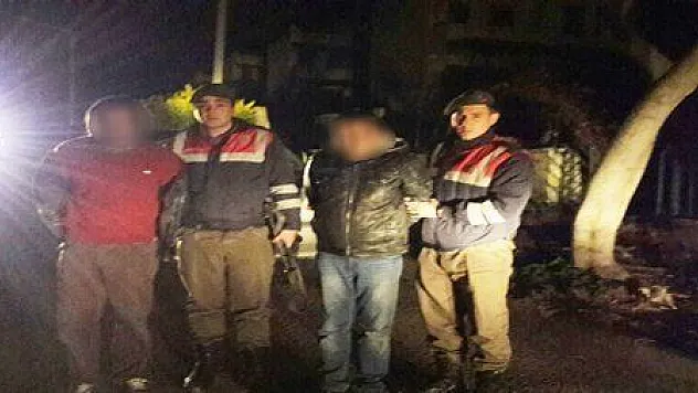 MİLAS'TA JANDARMA HIRSIZLARI SUÇÜSTÜ YAKALADI...
