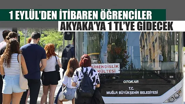 1 Eylül'den İtibaren Öğrenciler Akyaka'ya 1 TL'ye Gidecek