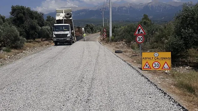 10 ilçede asfalt çalışması