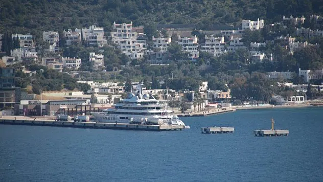 106 metrelik motoryat Bodrum'a geldi