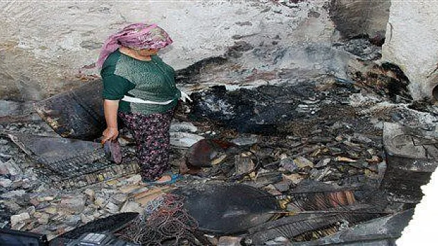 Zeytinköy'de inek ve tavukları hariç her şeyini kaybeden kadın evini terk etmiyor