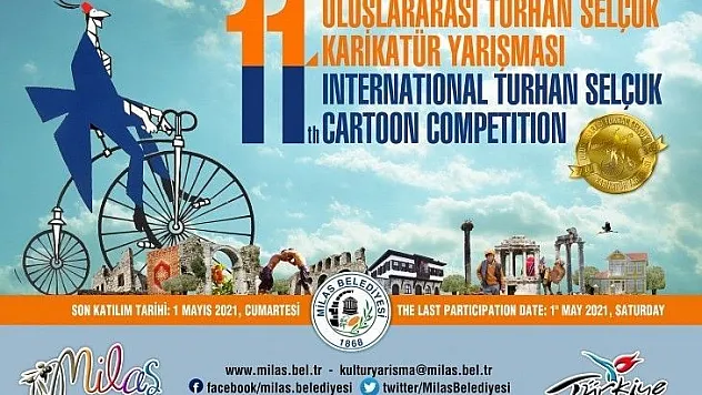 '11. Uluslararası Turhan Selçuk Karikatür Yarışması' başvuruları başladı