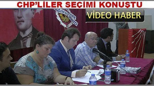   CHP 2015 SEÇİM  STRATEJİSİNİ  BELİRLİYOR
