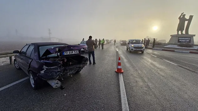 13 aracın karıştığı zincirleme kazada 7 kişi yaralandı