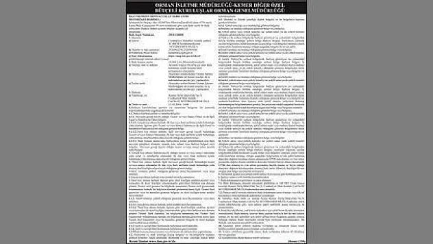 ORMAN İŞLETME MÜDÜRLÜĞÜ-KEMER