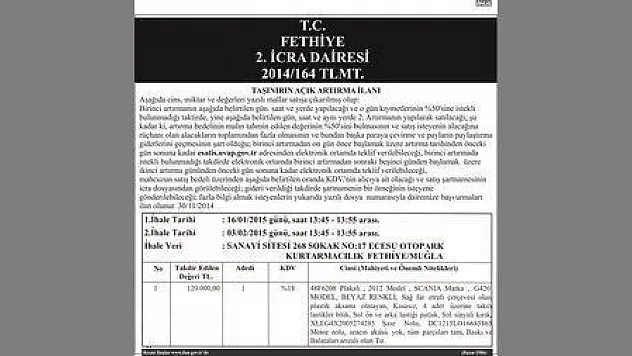 FETHİYE 2.İCRA DAİRESİ