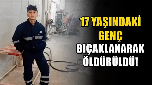 17 yaşındaki genç bıçaklanarak öldürüldü!