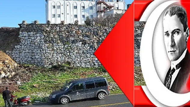 Milas Devlet Hastanesi'nin istinat duvarı, yağışlara dayanamadı