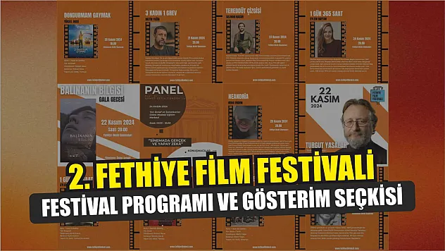 2. Fethiye Film Festivali Festival Programı ve Gösterim Seçkisi