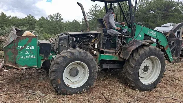 2 Milyon TL'lik kepçe ormanın içinde ortadan kayboldu