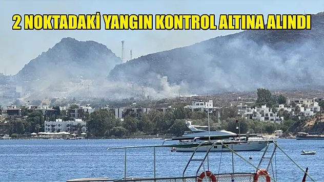 2 noktadaki yangın kontrol altına alındı