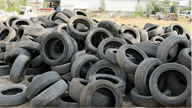 20 Ton Atık Lastik Geri Dönüşüme Kazandırıldı