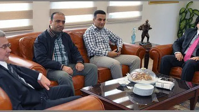 DERSHANE MÜDÜRLERİ SAATCI'YI ZİYARET ETTİ (görüntülü)