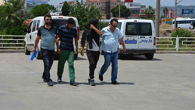 Ortaca'da akü hırsızları yakalandı