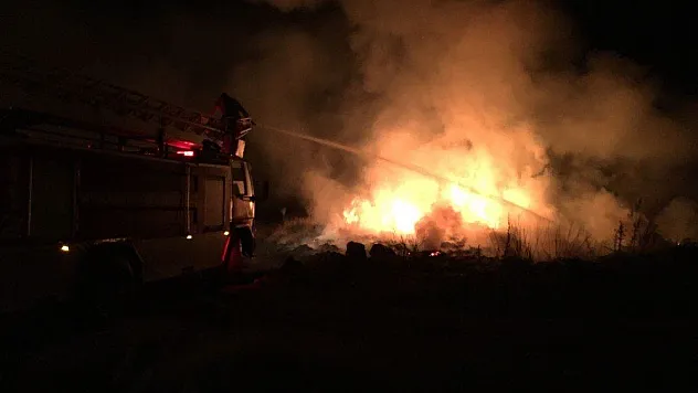 Ortaca'da ziraat alanında yangın