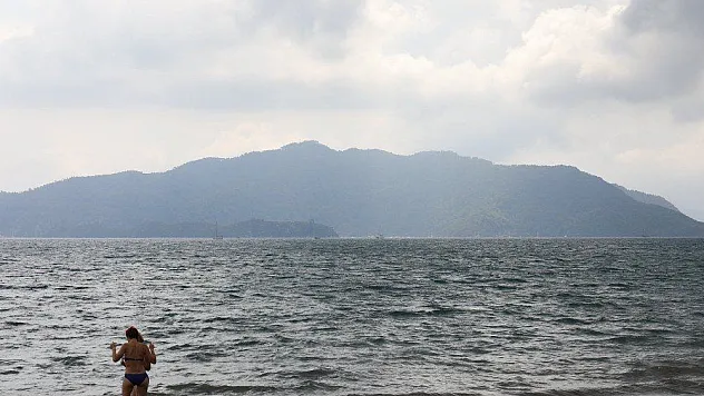 Fırtına öncesi deniz keyfi