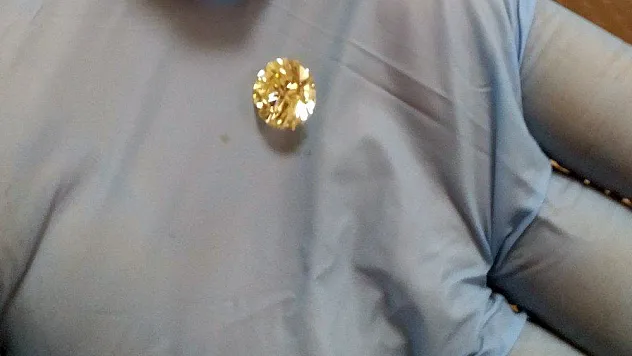 Pırlanta yüzük kurtarıldı