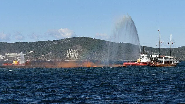 Bodrum'da yapılan uçak kazası tatbikatı nefes kesti
