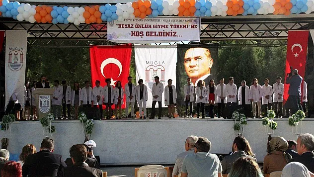 Milas'ta veteriner adayları beyaz önlüklerini giydi