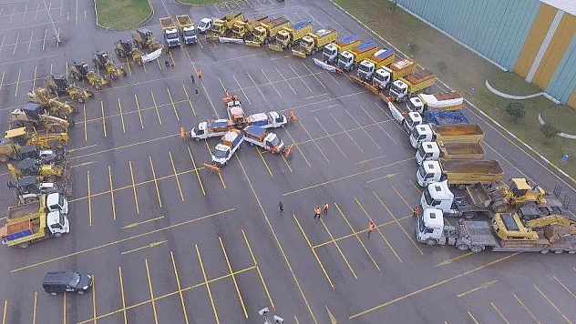 Kar timlerinden yağışa anında müdahale