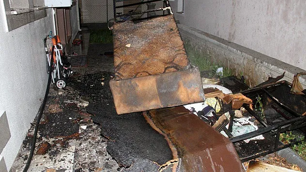 Fethiye'de çıkan yangında bir çocuk yaralandı