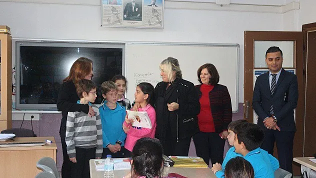 İlçe Milli Eğitim Müdürü Aldoğan'dan  Ada'ya sürpriz ziyaret