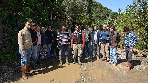 Antik kentte yol çilesi
