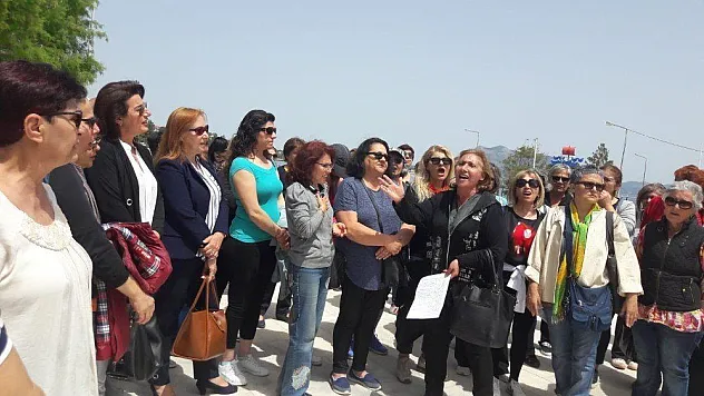 Datçalı kadınlar çocuk istismarını kınadı