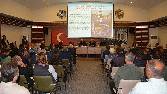 Ortaca'da turizmcilere güvenlik semineri