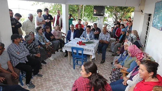 Başkan'ın pazar mesaisi köylerde