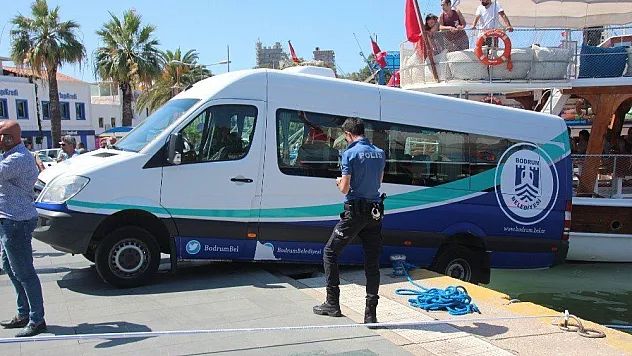 Bodrum'da ilginç kaza