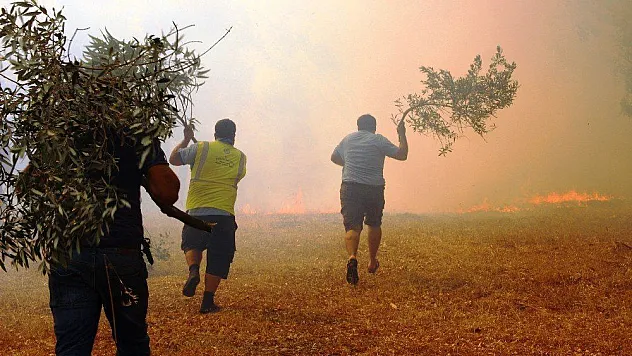 Bodrum'daki orman yangını tehlikeli boyuta ulaştı