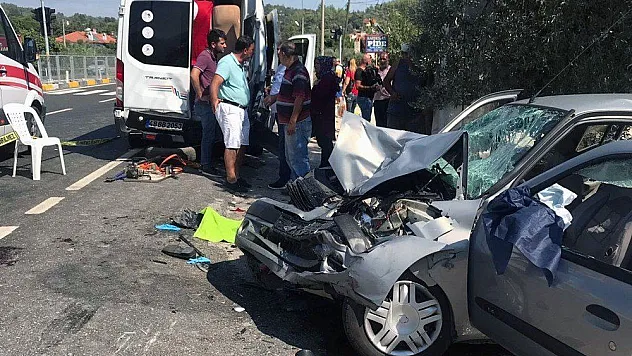 Muğla'da kaza: 1 ölü, 5 yaralı