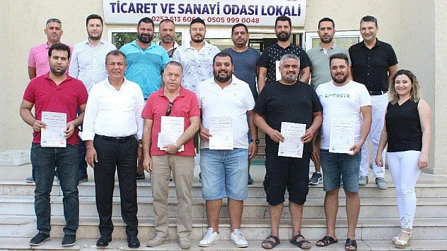 Milas'ta oto galericiler sertifikalı oldu