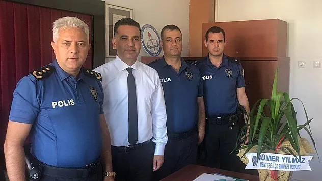 Menteşe Emniyetinden  Milli Eğitime ziyaret