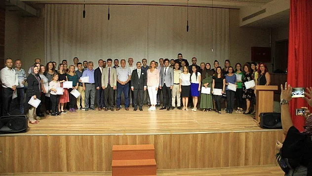 Robotik Kodlama eğitiminin sertifika töreni düzenlendi