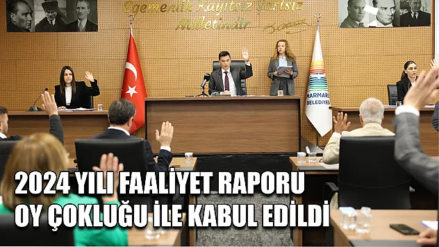 2024 Yılı faaliyet raporu oy çokluğu ile kabul edildi