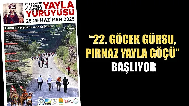 '22. Göcek Gürsu, Pırnaz Yayla Göçü' Başlıyor