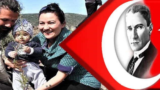 Datça'da fidanlar toprakla buluştu