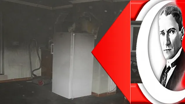 Elektrik arızası evi kül etti