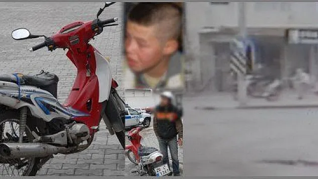 ÇOCUĞUN BOYNUNA İP TAKIP MOTOSİKLETLE SÜRÜKLEDİ (görüntülü)