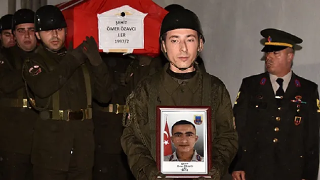 Şehit Özavcı için Muğla İl Jandarma Komutanlığı'nda  Uğurlama Töreni Düzenlendi.