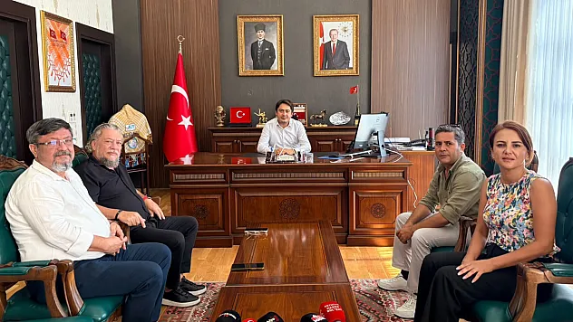4'lü Masa, Seydikemer Kaymakamı Mustafa Dilekli'yi ziyaret etti
