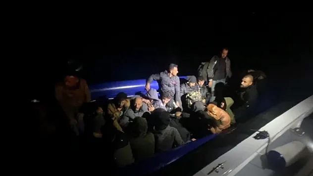 45 düzensiz göçmen yakalandı, 31 göçmen kurtarıldı